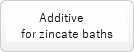 Additive for zincate baths